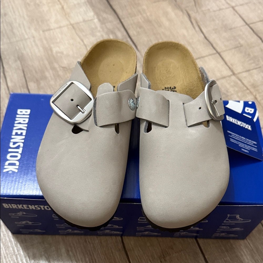Birkenstock Boston Big Buckle (Stone Coin) - Picture 4 of 6